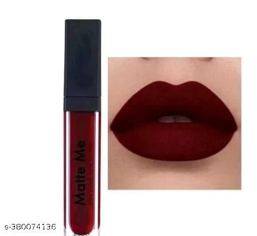 Liquid Lipstick for Women (Maroon)