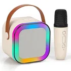 Bluetooth Portable Karaoke mic and speaker set for kids, birthday gifts, small parties (chargeable with type C charger, Pack of 1)