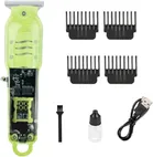 Plastic Rechargeable Trimmer for Men (Green & Black)