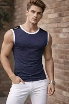 Cotton Jym Vest for Men, Multicolour, Pack of 3 