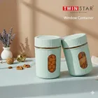 KS Window Container Jar 200ml Pack of 2