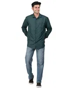 Poly Cotton Full Sleeves Printed Shirt for Men 