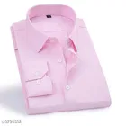 Cotton Blend Solid Full Sleeves Shirt for Men 