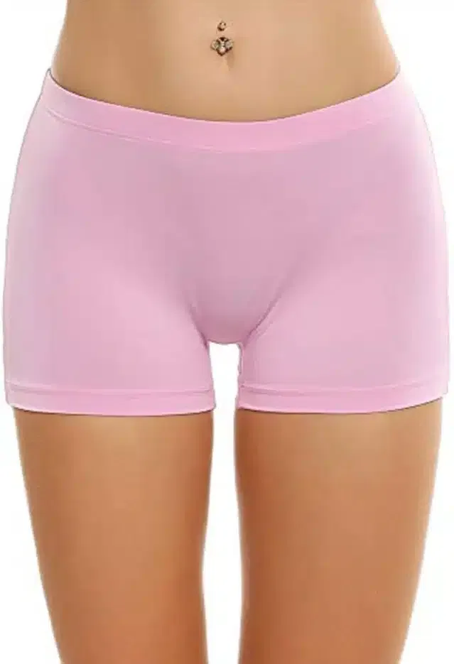 Boy Short for Women (Pink, L)