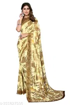 Designer Printed Georgette Saree for Women, Pack of 2 