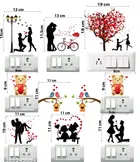 PVC Switch Board Stickers 