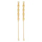 One Gram Gold Plated Alloy Ear Chain For Women's And Girl's 