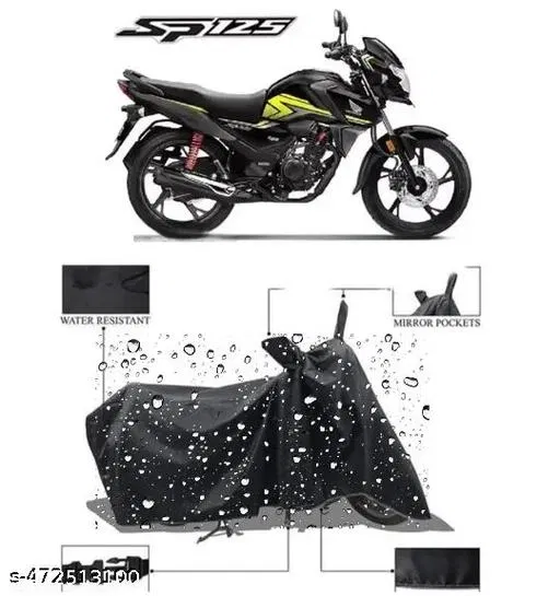 Polyester Cover For Bike/Scooter, Multicolour