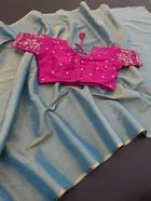 Art Silk Solid Saree for Women 