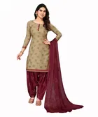 Crepe Unstitched Dress Material for Women 