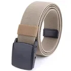 Plastic Buckle Elastic Belt for Unisex 