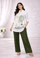 Stylish Printed Kurta Palazzo Set for Women 