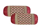 Jute Printed Bolster Covers 
