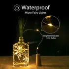 Wine Bottle Cork Copper Wire String Lights [Pack of 6]