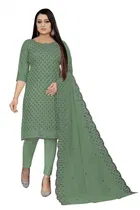 Chanderi Cotton Unstitched Dress Material for Women 