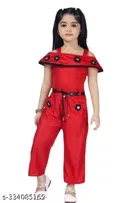 Rayon Printed Jumpsuit for Girls 