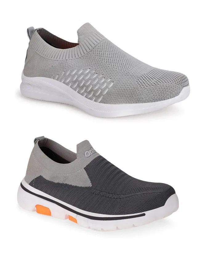 Sports Shoes for Men (Multicolor, 6) (Set of 2)