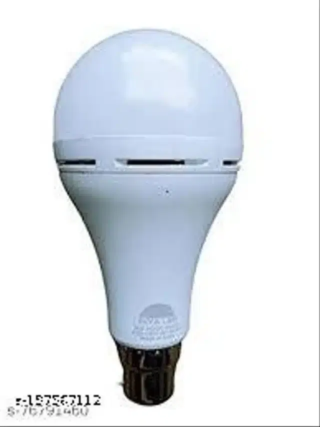 Rechargeable Emergency LED Bulb (White, 9 W)