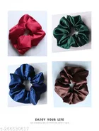 Scrunchies for Women, Pack of 12 