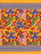 कॉटन जयपुरी ट्रेडिशनल डबल बेडशीट विद 2 पिलो कवर 