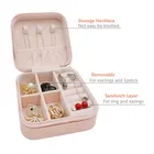 Mini Jewelry Case, Jewelry Organizer, Portable Jewelry Box For Rings Earrings Necklaces 