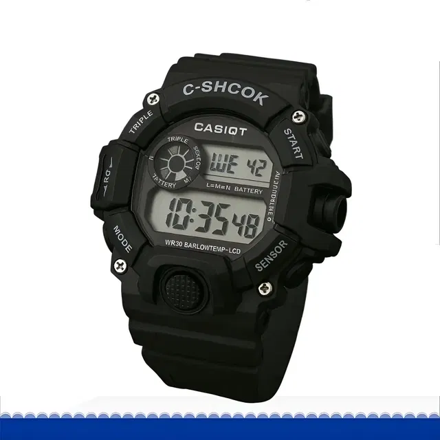 Multi-Functional Digital Sports Watch, silicone Strap,Waterproof Watch for Mens and Kids (Pack of 1)