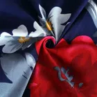 Polycotton Printed Double Bedsheet with Two Pillow Covers 