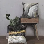 Crosmo Black Gold Printed Pack of 5 Cushion Cover 40x40 cm