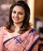 Georgette Printed Saree for Women, Pink 