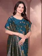 Banarasi Silk Embroidered Saree for Women 