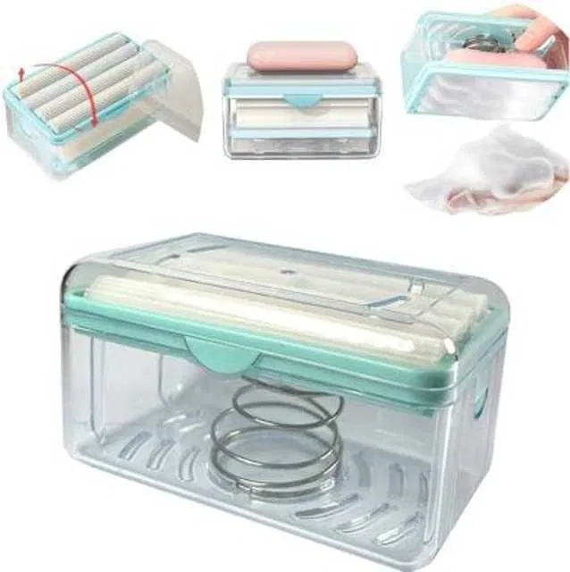 Soap Dish Multicolorfunctional Bar Soap Container (A-130)