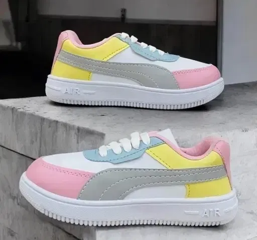 Sport Shoes for Women, White & Gold (4)