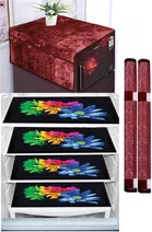 Knit 7 Pcs Fridge Cover Set 