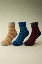 Cotton Spandex Ankle Length Socks for Kids 
