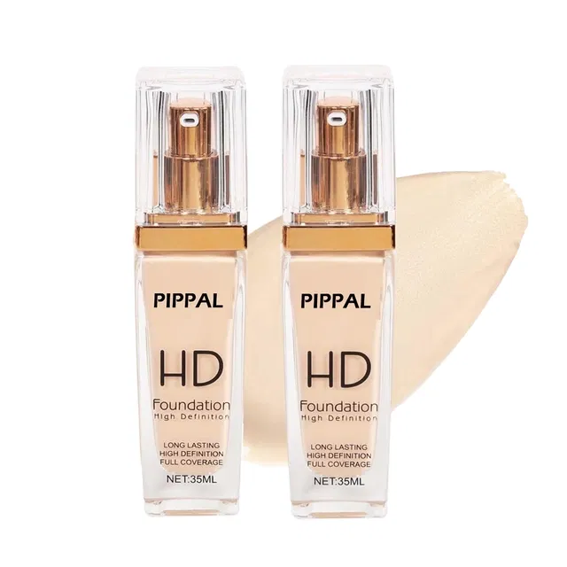 Pippal HD Foundation (35 ml, Pack of 2)