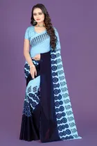 Georgette Printed Saree for Women 