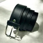 Formal PU Leather Belt for Men (Black, Free Size)