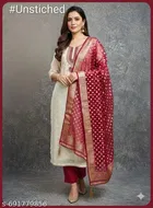 Silk Blend Embroidered Punjabi/All Over Suits for Women 