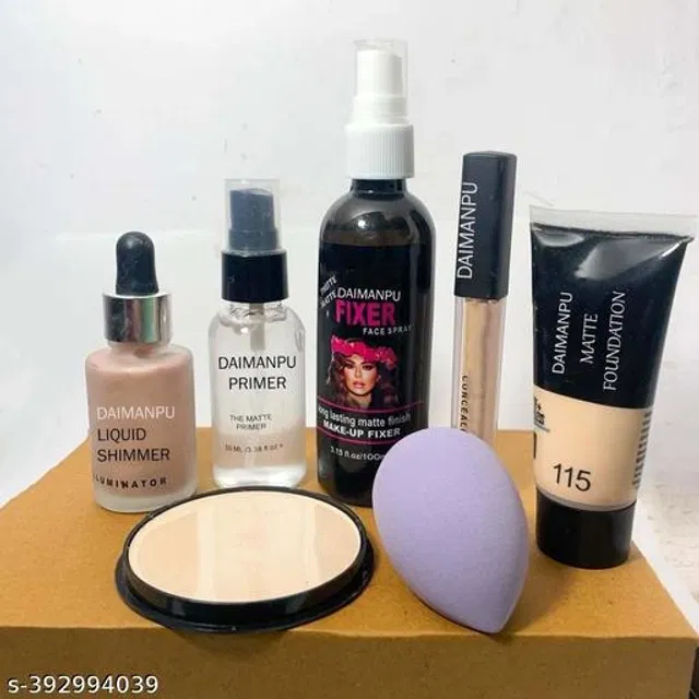 Face Makeup Combo (Multicolor, Set of 7)