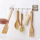 Plastic Sticker Adhesive Hanger Hooks, 6 hooks