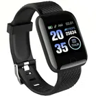 ID116 Plus Bluetooth Fitness Smart Watch for Unisex (Black)