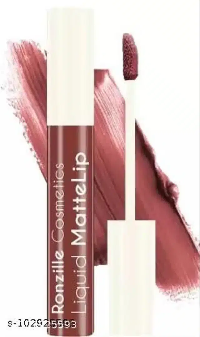 Ronzille Liquid Matte Lipsticks (Multicolor, Pack of 12)