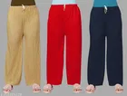 Palazzos for Women, Pack of 3 
