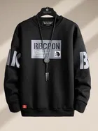 Fleece Printed Sweatshirt for Men 