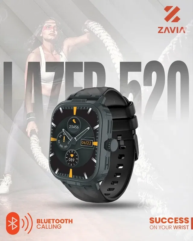 Zavia Smartwatch Lazer 505 (Pack of 1)