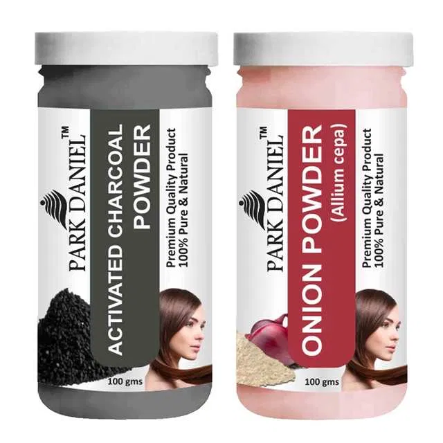 Park Daniel 100% Pure & Natural Activated Powder & Onion Powder (Pack Of 2, 100 g) (SE-269)