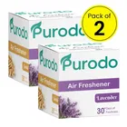 Purodo Air Freshner Blocks- Lavender, Jasmine, Sandal & Rose 8X50 g (Pack of 8)