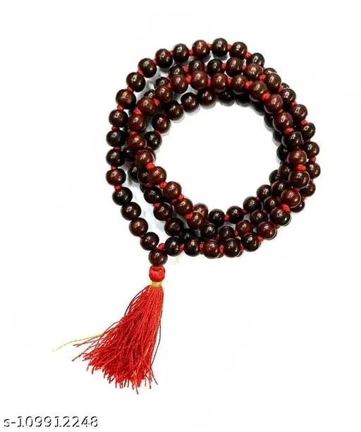 Red Sandalwood Mala Chain for Men