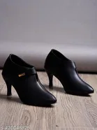 Solid Heel Sandals for Women 