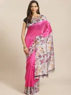 Khadi Printed Saree for Women 